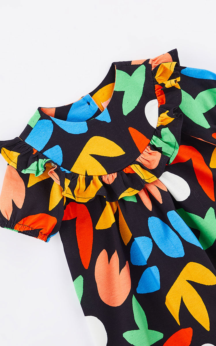 Vestido para bebé Tulipanes