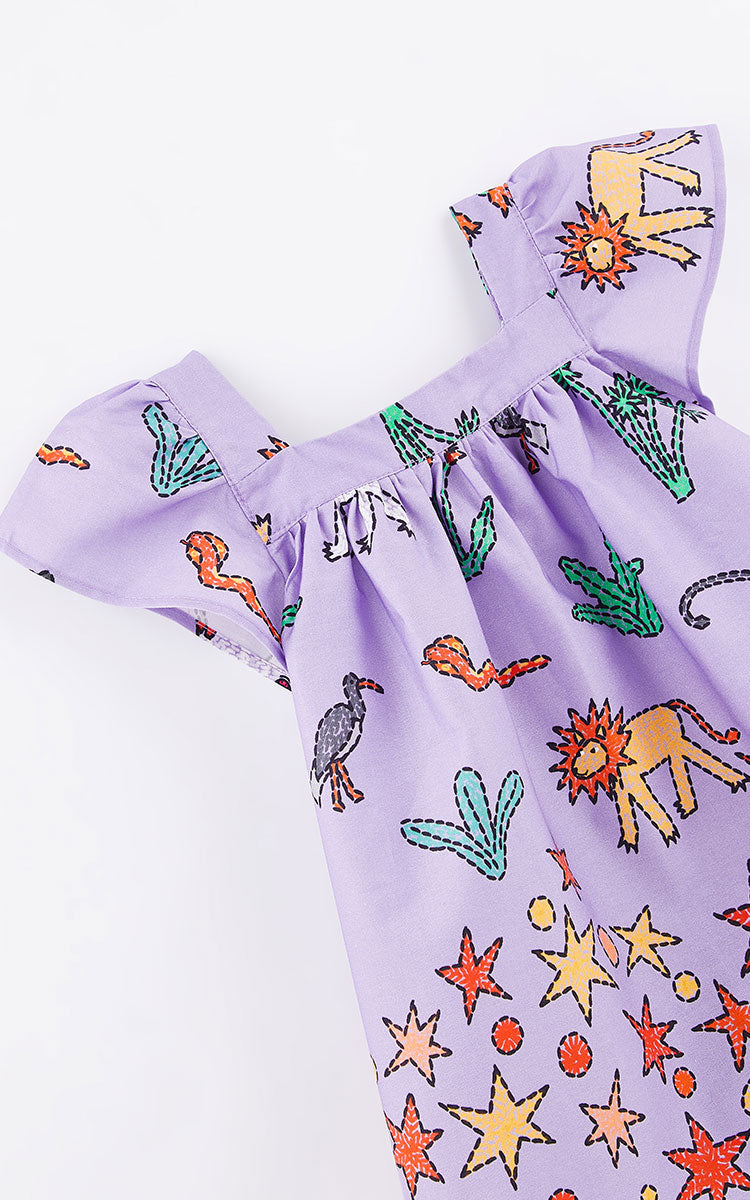 Vestido para bebé Rey de la selva pastel