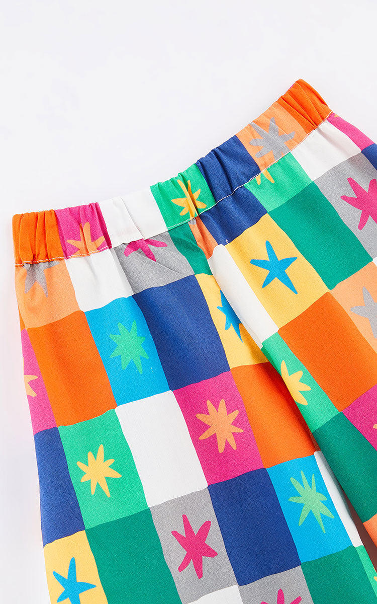 Pantalón acampanado Estrellas