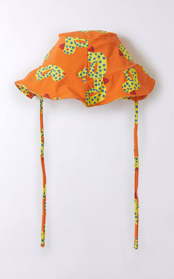 Gorro protector UV bebé Patos al agua