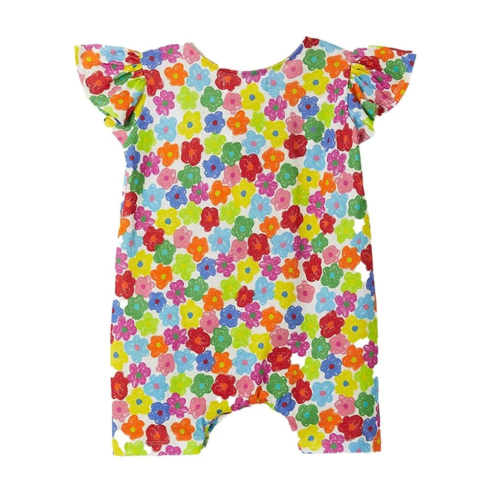 Mameluco bebé Florecillas