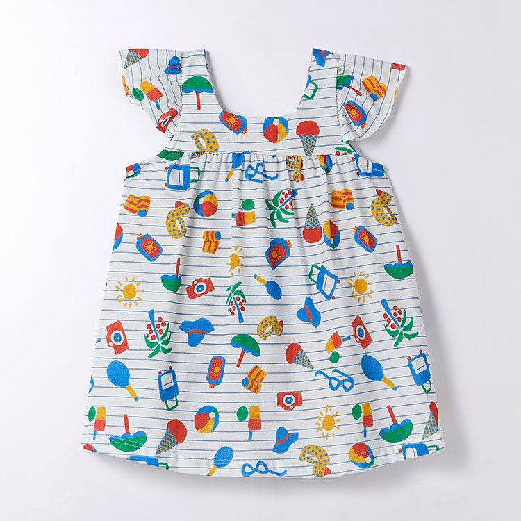 Vestido con diadema bebé Sol y playa