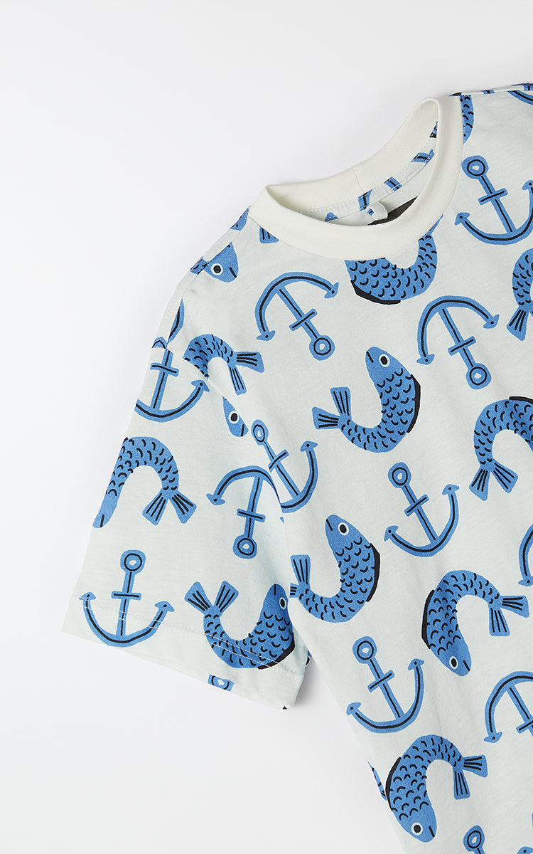 Camiseta manga corta Rio marinero