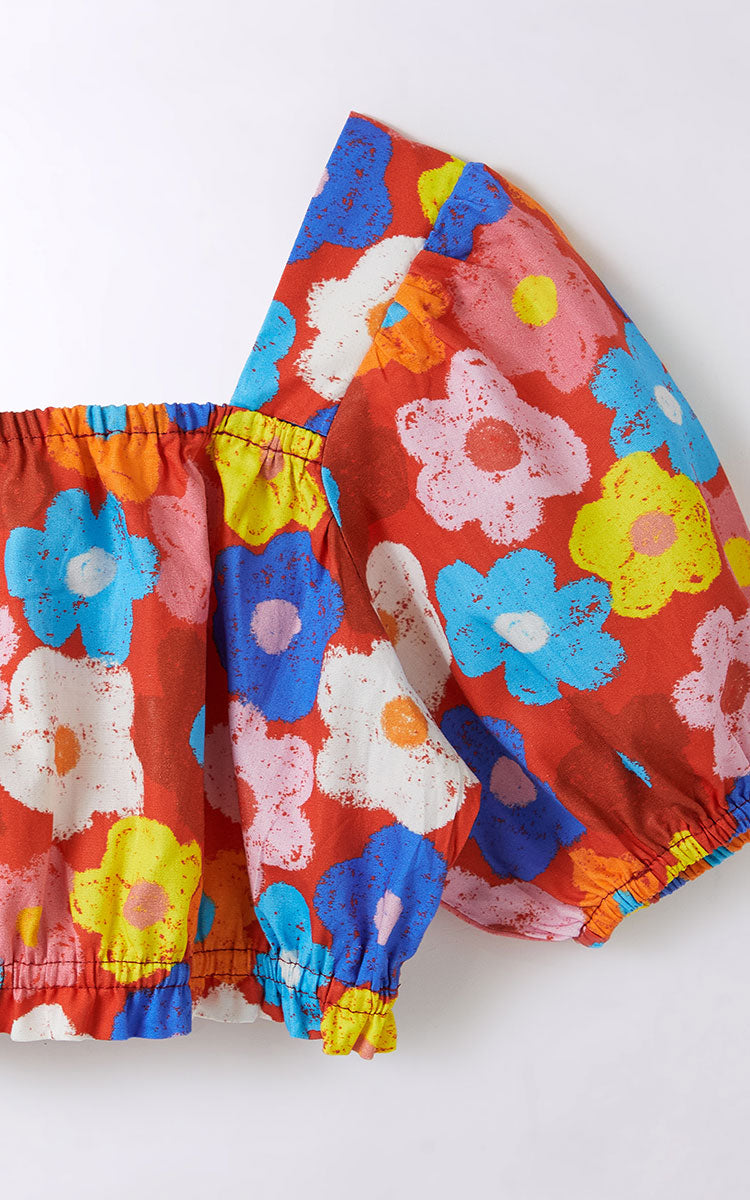 Blusa crop Cóctel de margaritas