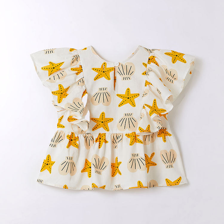 Blusa sin manga Sirena tornasol