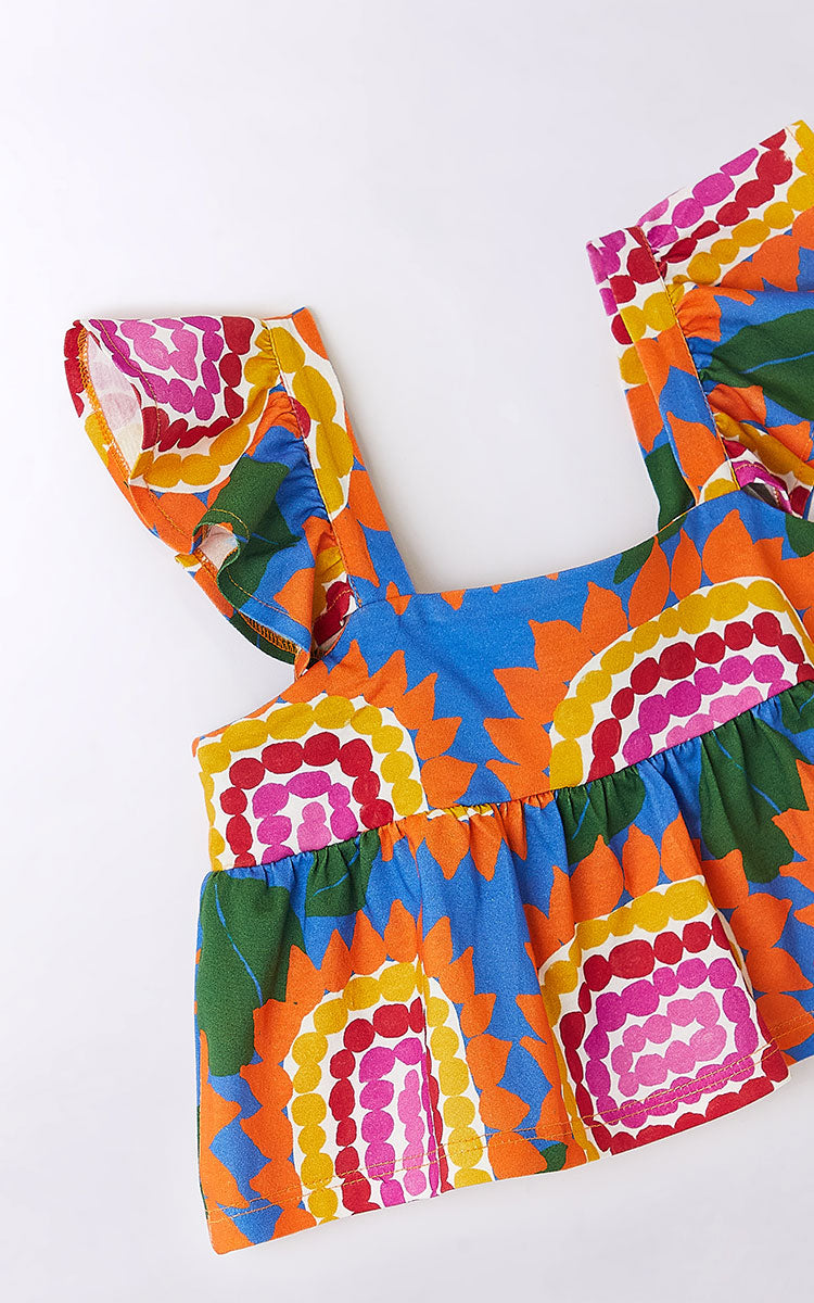 Blusa crop Girasol
