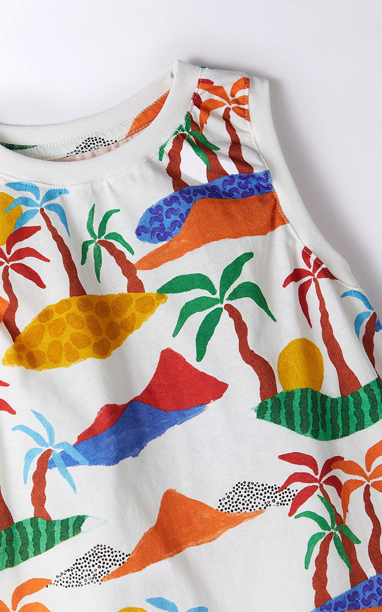 Camiseta sin mangas Playita carioca