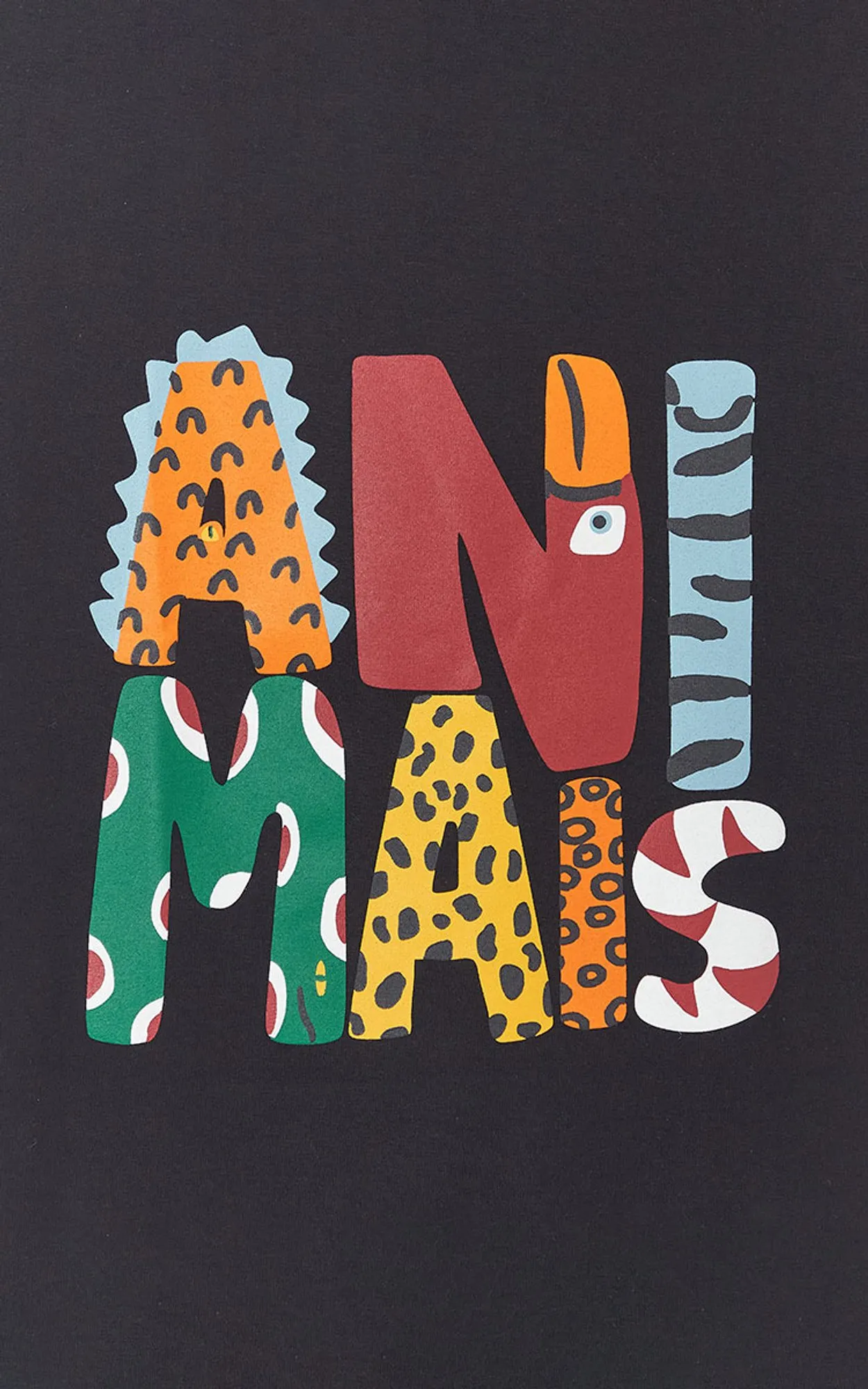Camiseta manga corta Animais