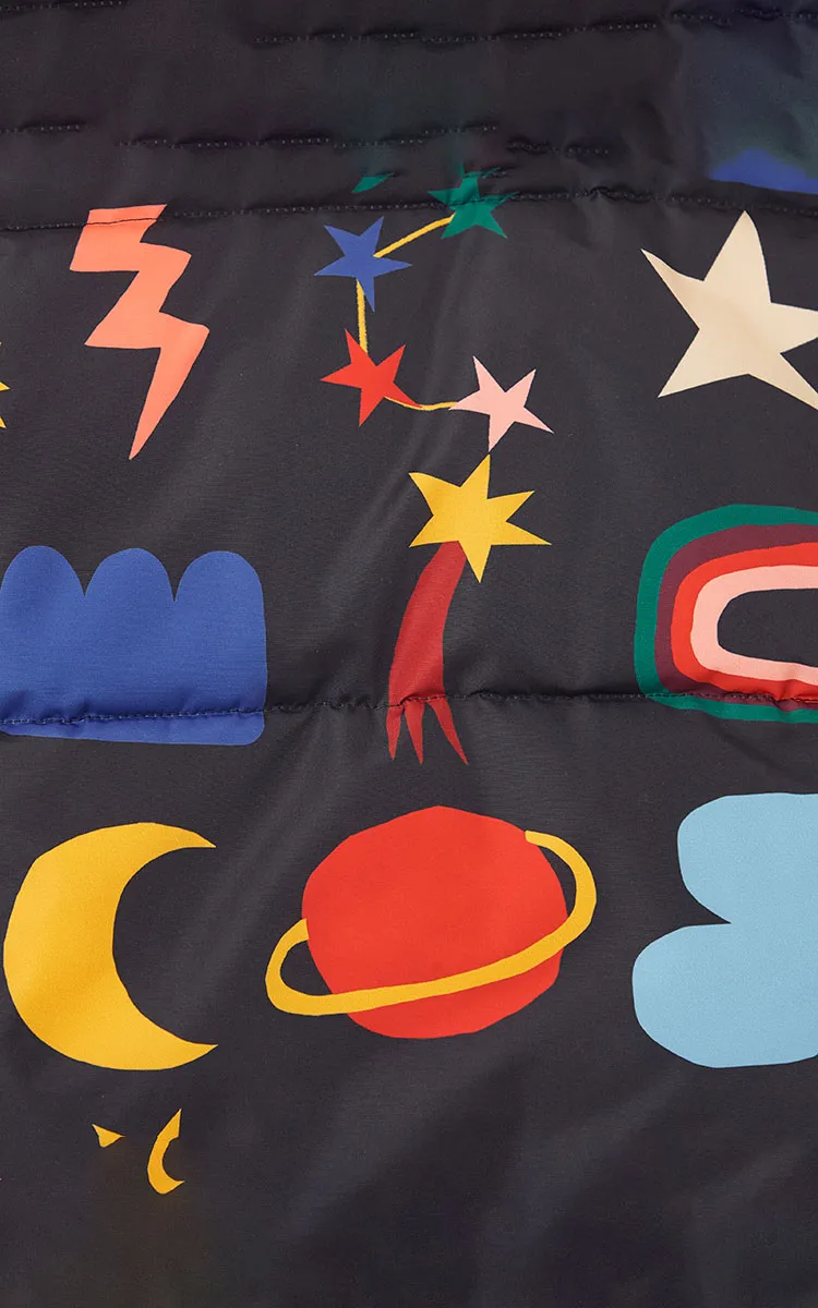 Chamarra puffer Mix cósmico