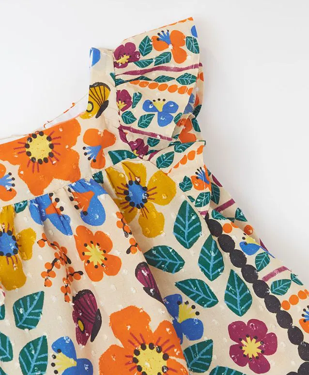 Vestido bebé Jardín encantado