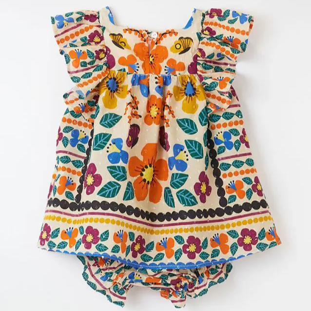 Vestido bebé Jardín encantado