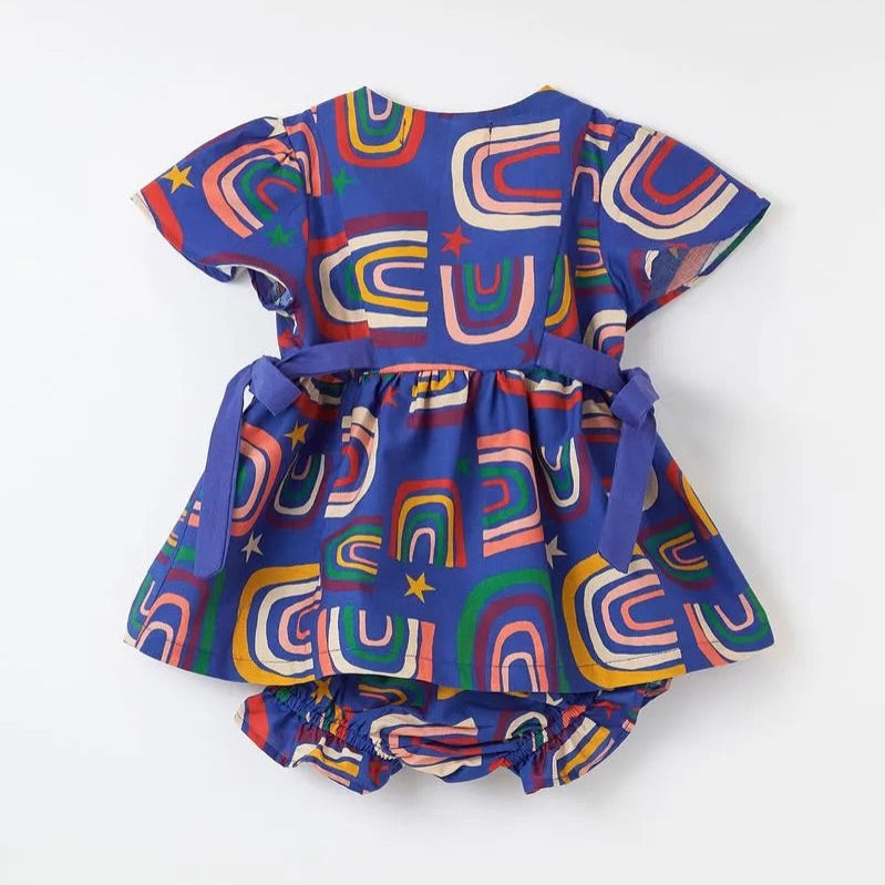 Vestido bebé Arcoíris cósmico