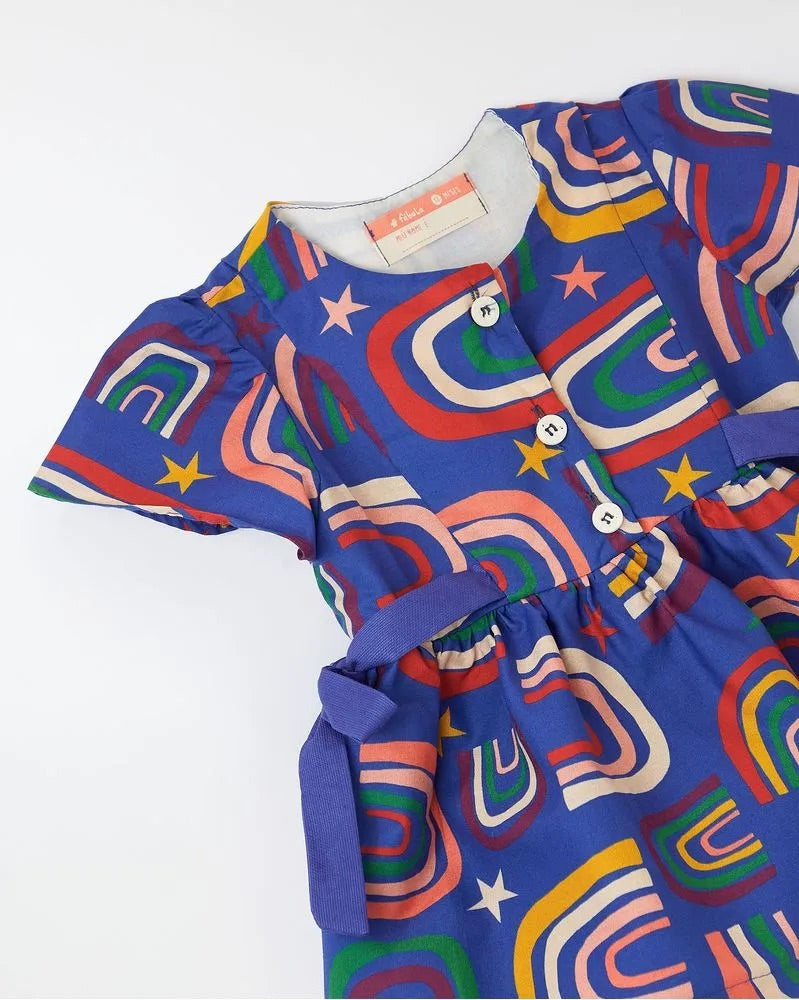 Vestido bebé Arcoíris cósmico