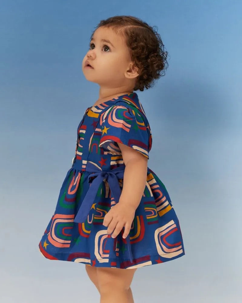 Vestido bebé Arcoíris cósmico