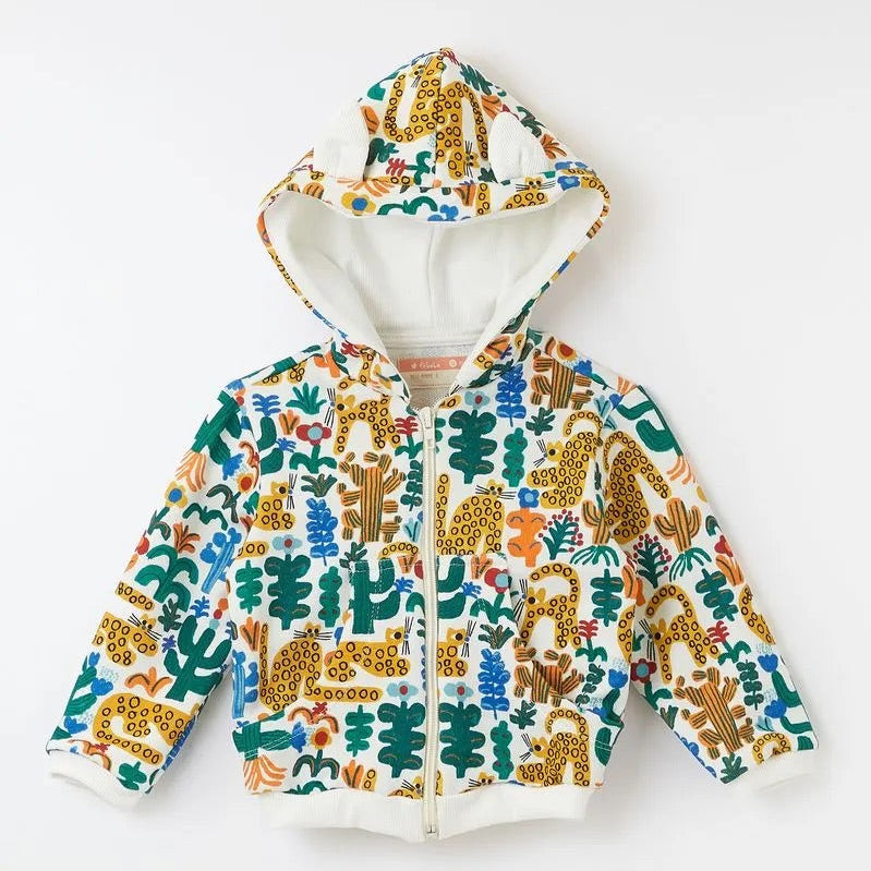 Sudadera con capucha bebé Mini Cheetah