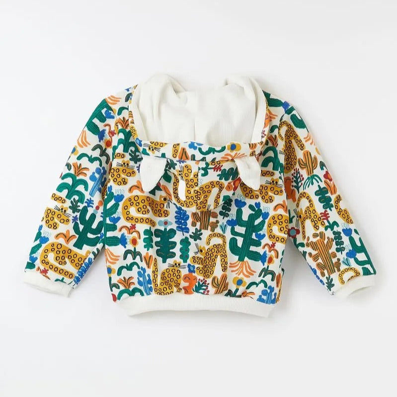 Sudadera con capucha bebé Mini Cheetah