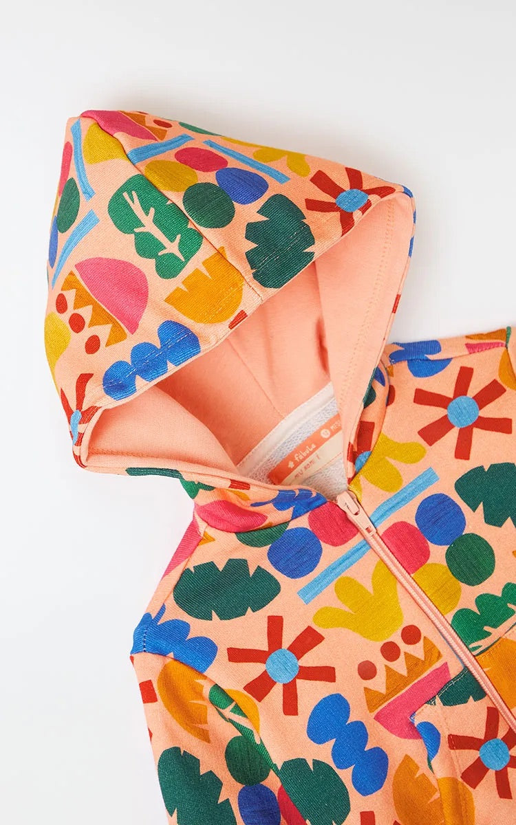 Sudadera con capucha bebé Jardín mágico