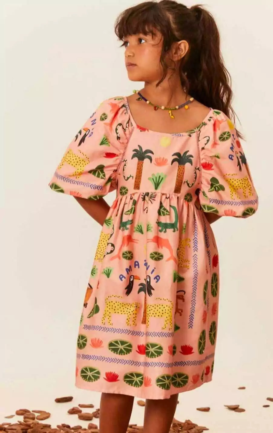 Vestido Amazonia Rosa