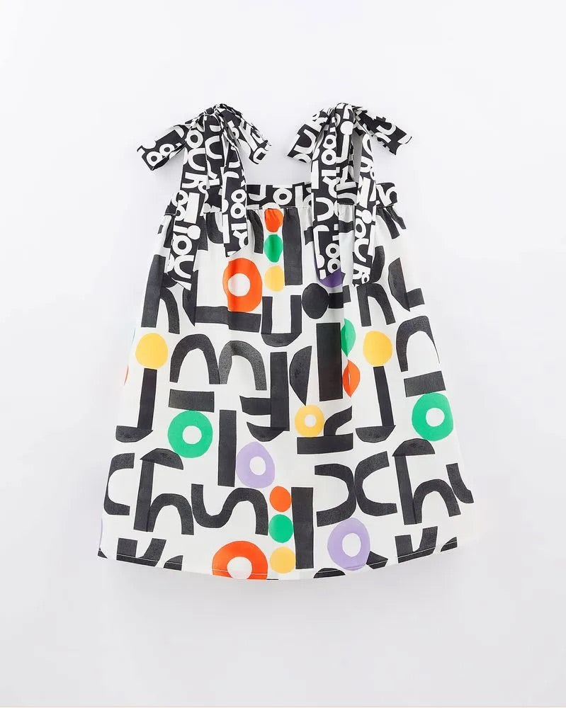 Vestido de tirantes ABC