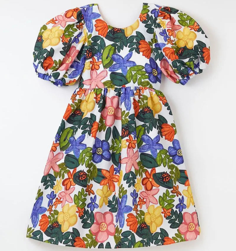 Vestido Jardín magnolias