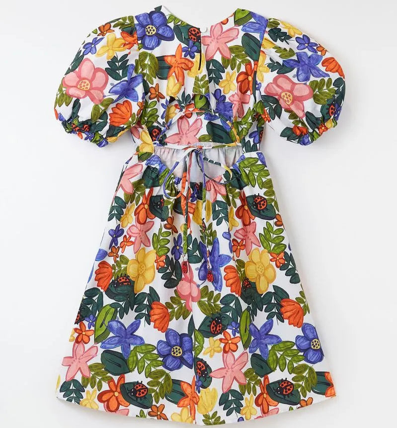 Vestido Jardín magnolias