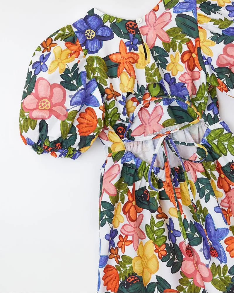 Vestido Jardín magnolias