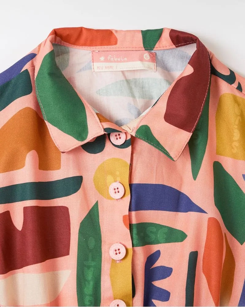 Camisa nudo Jardín mágico