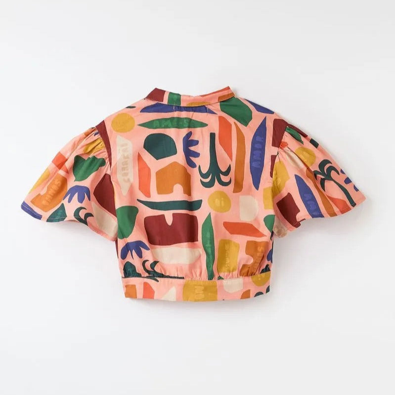 Camisa nudo Jardín mágico