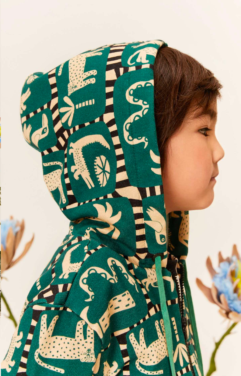 Sudadera con capucha Animalia