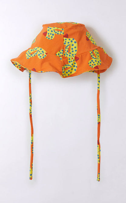 Gorro protector UV bebé Patos al agua