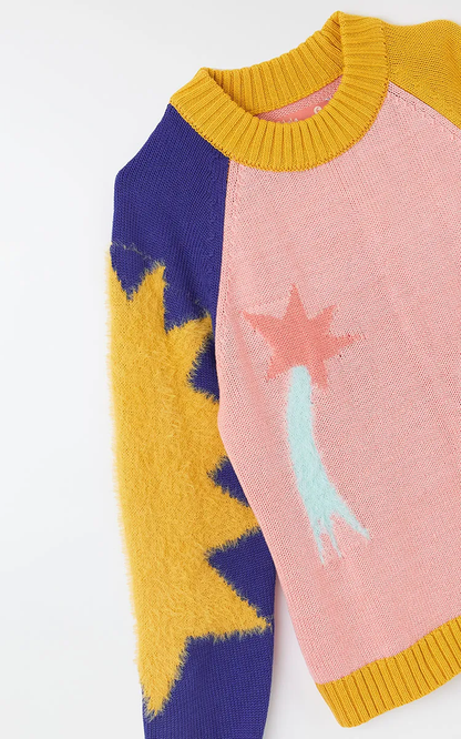 Pullover de punto Mix cósmico