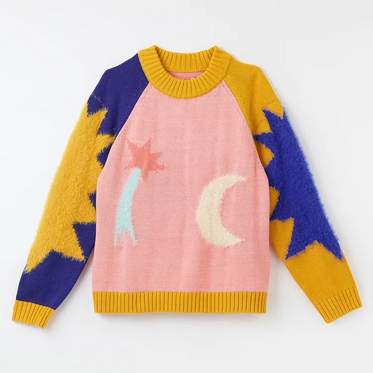 Pullover de punto Mix cósmico