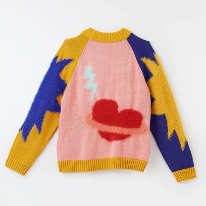 Pullover de punto Mix cósmico