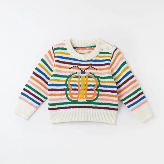 Pullover bebé de punto Arcoiris
