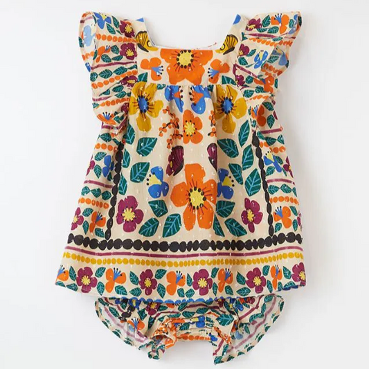 Vestido bebé Jardín encantado