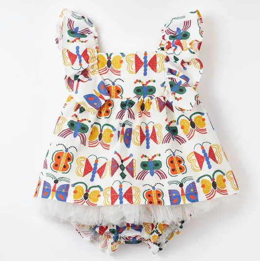 Vestido bebé Mariposa cósmica