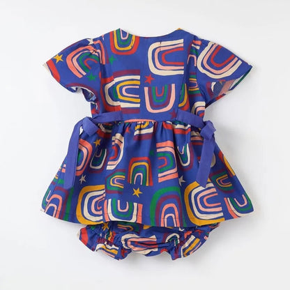Vestido bebé Arcoíris cósmico