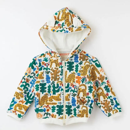 Sudadera con capucha bebé Mini Cheetah