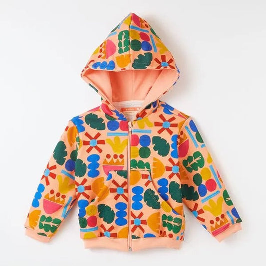 Sudadera con capucha bebé Jardín mágico