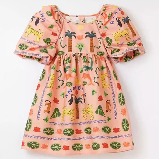 Vestido Amazonia Rosa