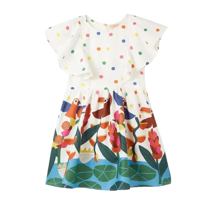 Vestido Lluvia botánica