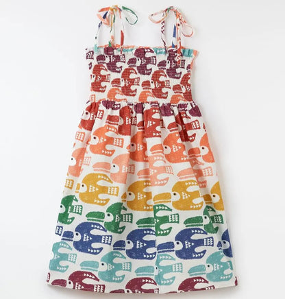 Vestido Arcoiris de tucanes