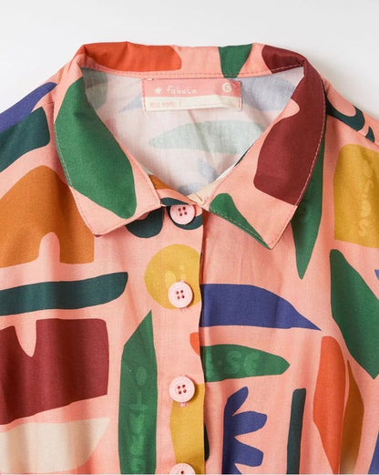 Camisa nudo Jardín mágico